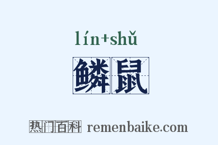鳞鼠是什么意思的图片